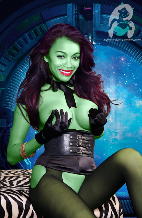 Zoe Saldana as Gamora