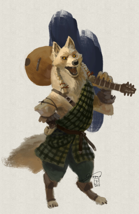 aokamidu:  sinto619:  MacTyre as an Armello character. Done with @kyletwebster ‘s awesome gouache brushes.  TL note:  Armello is a sort of online strategy RPG board-game by the Australia-based League of Geeks.  Partially through government funds and