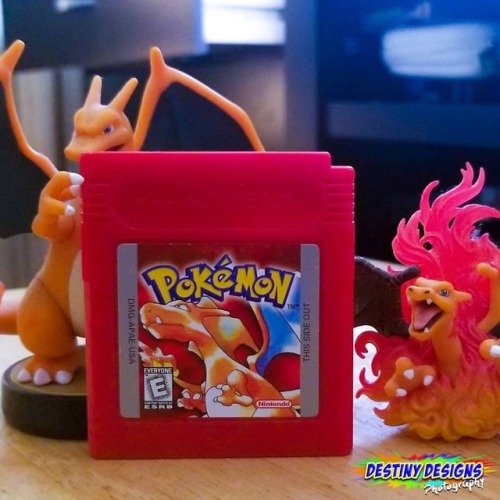 Through fire and flames. Pokemon Red Version is a sight to behold! #destinydesigns #jedisonicx #gami