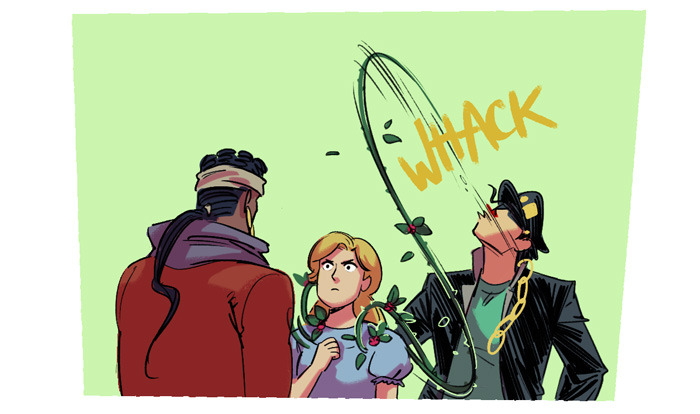 jojolog:  AU in which Holly’s Stand isn’t killing her and instead slaps Jotaro
