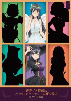 Seishun Buta Yarou wa Bunny Girl-senpai no Yume wo Minai B2 Wall Scroll:  Sakurajima Mai