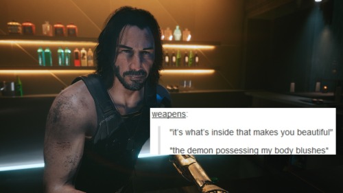 lady-raziel:even more Johnny Silverhand + text posts (3/?)bonus Kerry: