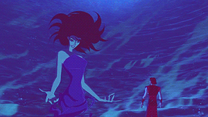the-vampires-are-out:  missmwynter:  naariel:  Eris?? Goddess of chaos strife and discord?? more like Goddess of animated hairporn jesus lord just look at it.  The animators descried her hair as silk in water~  HER ANIMATION WAS FLAWLESS AND IT MAKES
