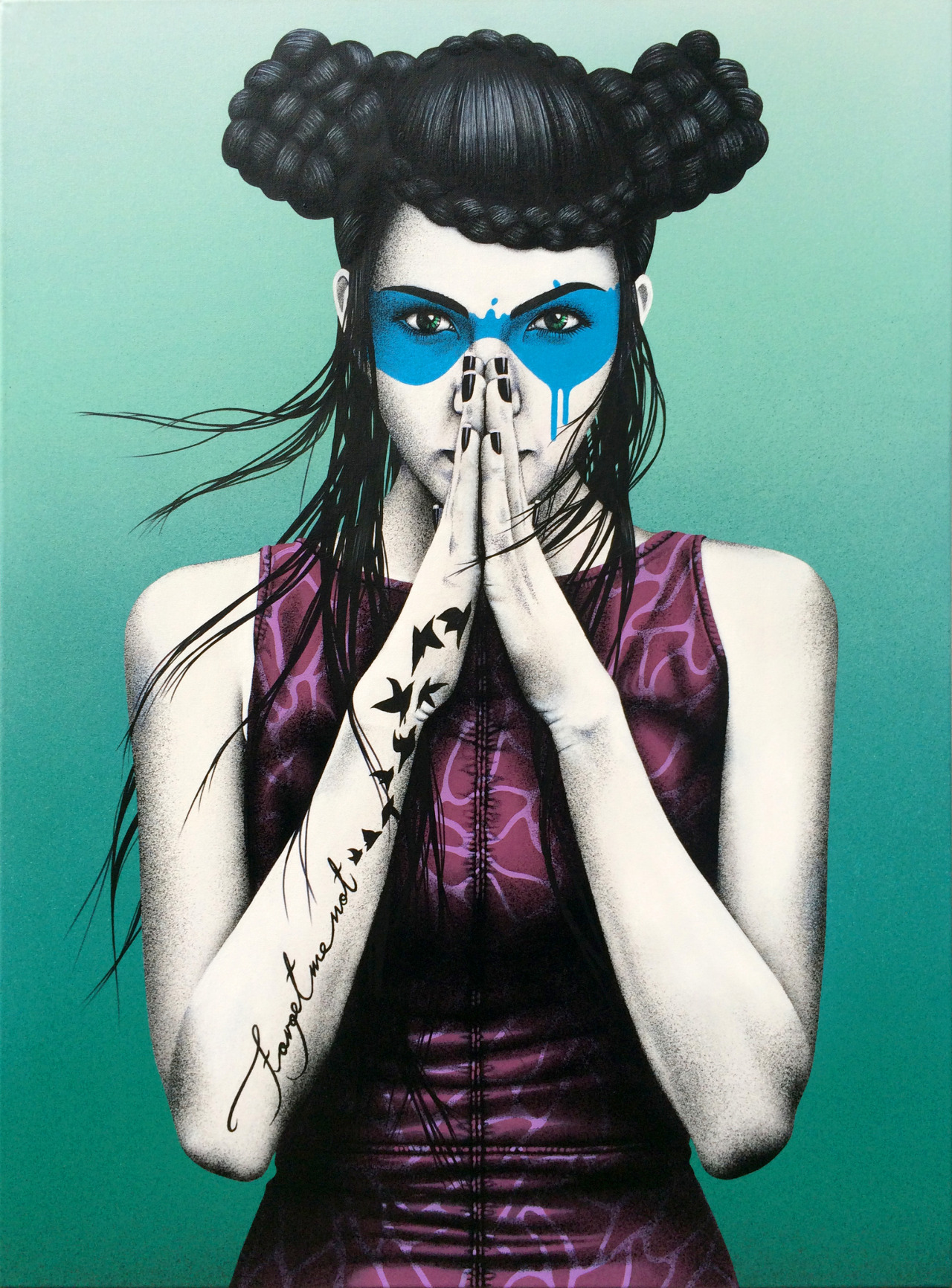 asylum-art-2:  Beautiful Japaneses Graffti  by Fin DAC Absolutely sick Japan inspired