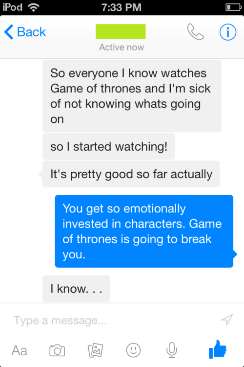 fandoms-are-my-one-true-love: winter-is-coming-valar-morghulis: My poor sweet girl is in for a wild 