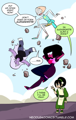 neoduskcomics:  Steven Universe: The Crystal Gems’ Ultimate FoeThis is a non-profit parody.Updates every weekend.A wild DeviantArt appeared. Catch it.