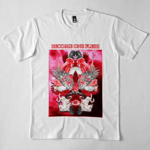 feraladoration: carrotfricker:“BECOME ONE FLESH” Cupid True Form Shirts are now up on my