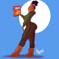 axart:  Commiss finished up #axcomix #cheezits #ugg #thicktoons #art #digitalart #cartoon #clipstudiopaintpro