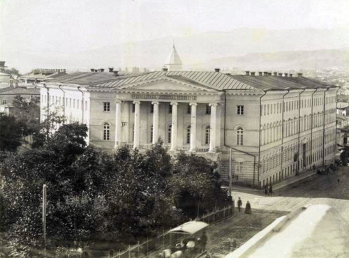 Tbilisi’s Orthodox Theological Seminary (c. 1870).Joseph Stalin studied theology here for five years