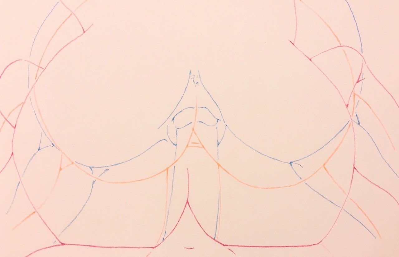 ismaelguerrier: In Motion #2 (Color pencil on paper) Instagram: ismael.guerrier.art
