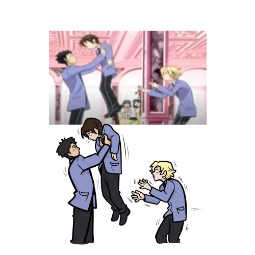 rewatched OHSHC so now i gotta redraw 300 hundred scenes, heres half of episode 1show: Ouran High Sc