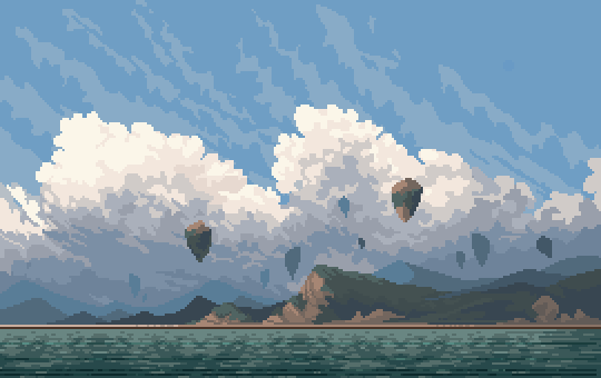 Floaty mtns! Sorry for the lack of updates my mental health has been in a rough patch but im doing b