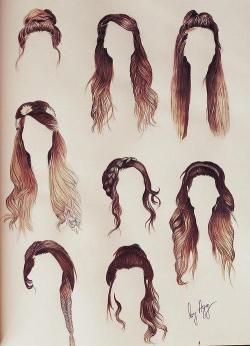 my-sad-captains:  Hairstyle Inspiration na We Heart It.