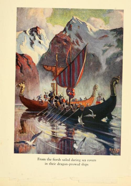 thesebooksareolderthanyou:  Historic ships by Rupert Sargent Holland 1926