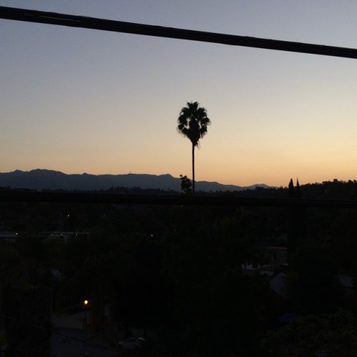 1kibbyk:Sunsets. Eagle Rock , Pasadena, California (iPhone 5s still)Photo by Kibby K