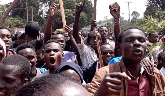 Kitale Poly Students Grab Colleague's Body From Mortuary In Protest