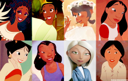 mickeyandcompany:  Disney women of color