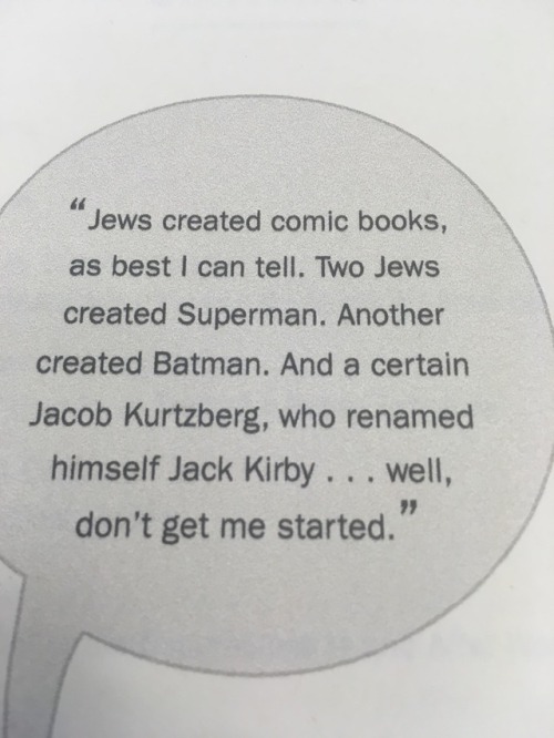 truejew: snakegays: thinkherenow: truejew: Comic books are Jewish-American culture And never forget 