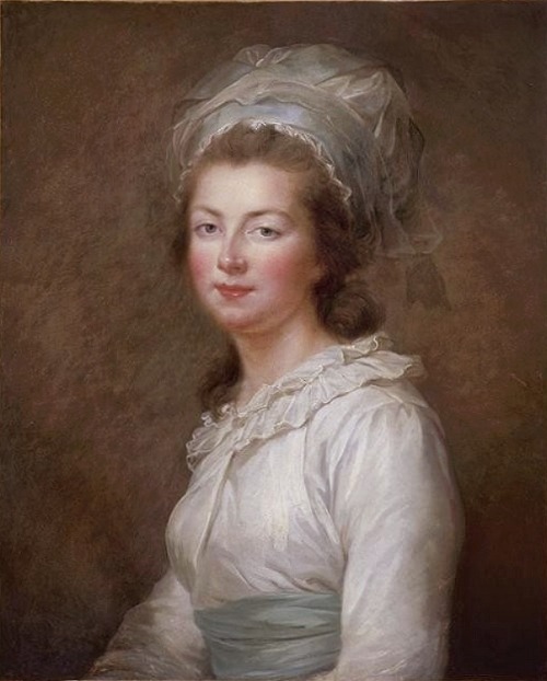 elisabeth-vigee-le-brun:Portrait of Élisabeth of France, 1787, Louise Elisabeth Vigee Le BrunMedium: