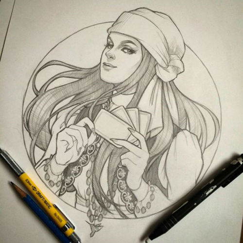 thievinggenius:  Done by Glenn Arthur.https://instagram.com/glenn_arthur_art/?hl=en
