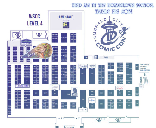 It’s the last day of ECCC!  I’m buried in the Homegrown section (and really hard to find, I’ve been 