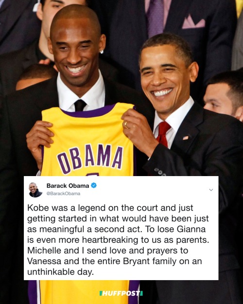 Barack Obama Grieves Kobe Bryant, Daughter Gianna’s Sudden Deaths: ‘Unthinkable’Former President Bar