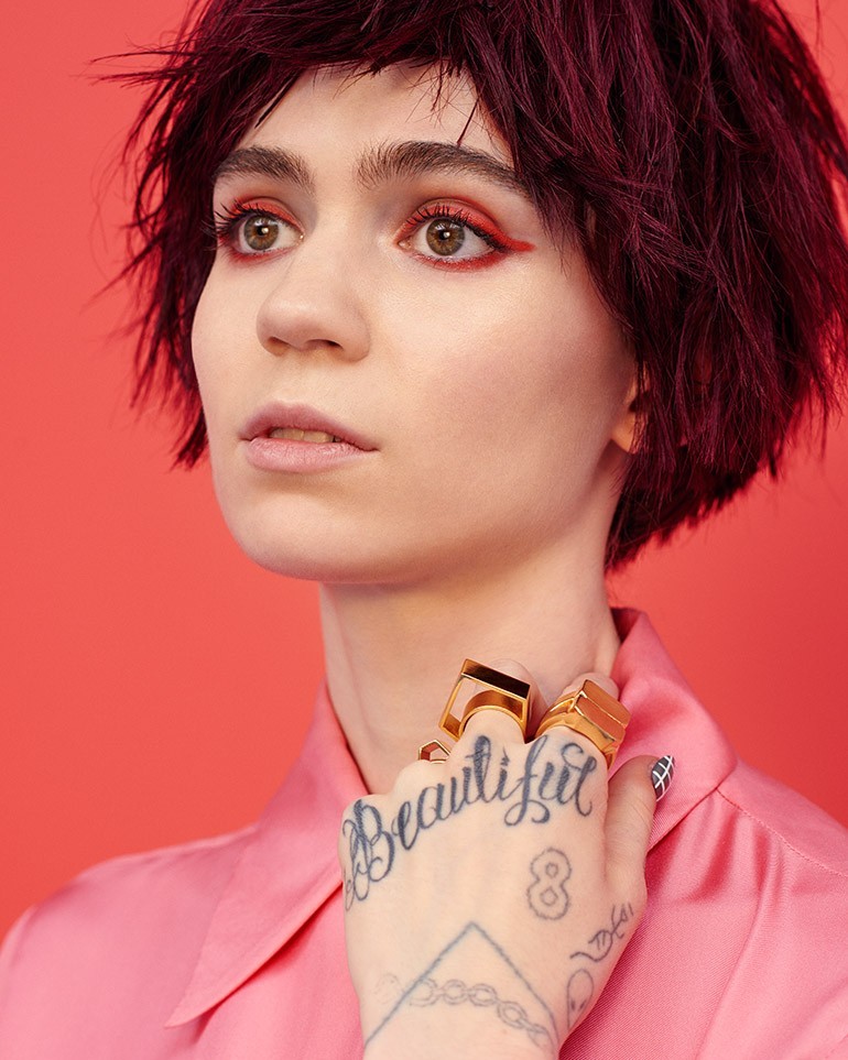 dsdo5o:   Grimes for Nylon Magazine photographed by Sacha Maric