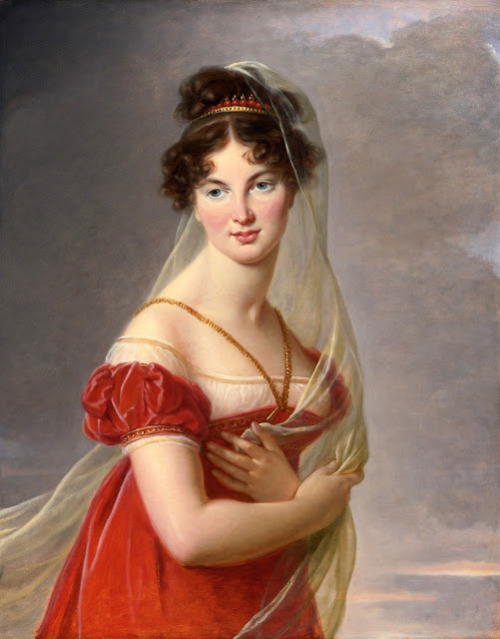 Elisabeth Vigée-Lebrun, Portrait of Aglaé Angélique Gabrielle de Gramont, 1824,