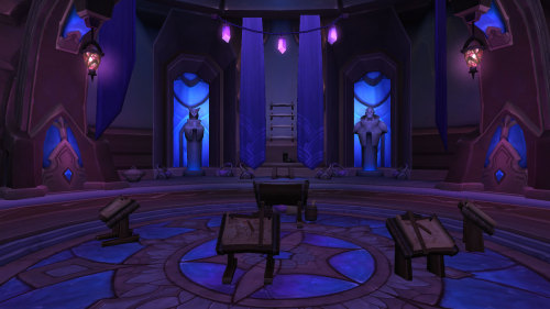 isei-silva:  Some screenshots of draenei homes and workshops around Shattrath for people to use as reference for art or writing.And the bottom two is something interesting in Auchindoun. Right in the beginning of the instance, there’s this mural-like