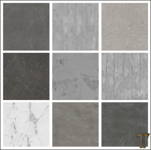 Quarry floor collection by Tilly TigerThe quarry floor collection is a range composed of natural and