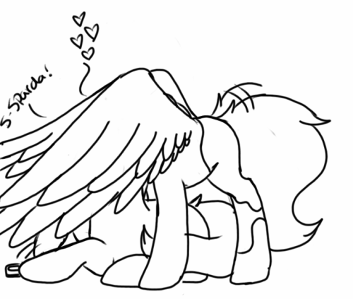 asksparda:Sparda: I like to use my wings to keep him from moving too much and cover his eyes so he doesn’t know what I’m going to do to him~ *Eyebrow wiggles* { @dexter-dush }X3! Cute~ >w<