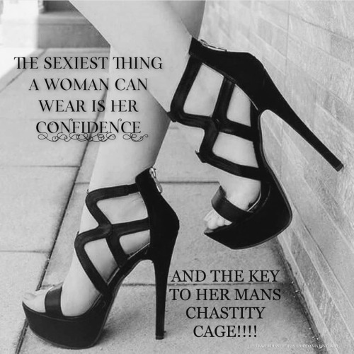 allaboutherandcontrol: La chose la plus sexy qu'une femme peut porter est sa confiance et la clé de la cage de chasteté de son homme !!!👩🏻‍🍳♠️😈💪🏼🔒💪🏼🔒💪🏼🔒💪🏼📏💪🏼📏💪🏼👇🏼
