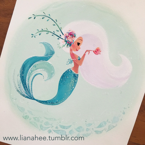 BOOP! :)Original 11x14 inches. Gouache paint on cold press Arches watercolor paper. (sold) Prints av