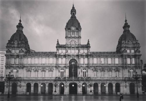 #coruña #galicia #españa #invierno #morning (en Praza de María Pita, A Coru&nti