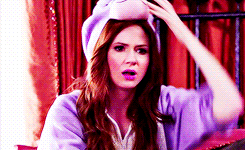 selfiebc:  Eliza Dooley wearing her unicorn pajamas 