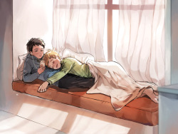 dunatdan:boyfriends and 3pm nap time~