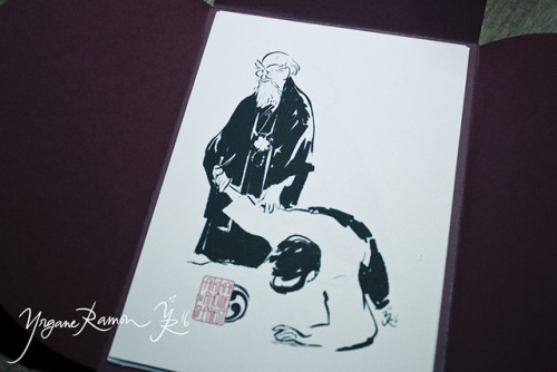 Portfolio about Morihei Ueshiba I did last december as Christmas gift for my father. - by Yrgane Ram