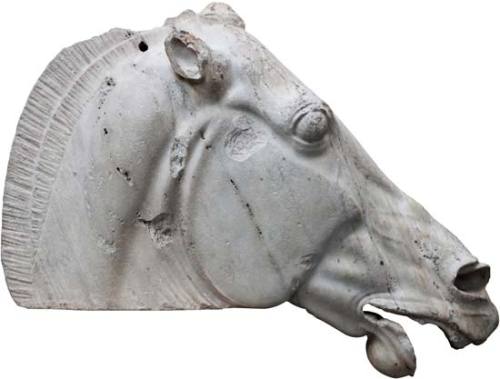 Horse of Selene, Parthenon frieze, Athens, Greece (447-432 BCE)