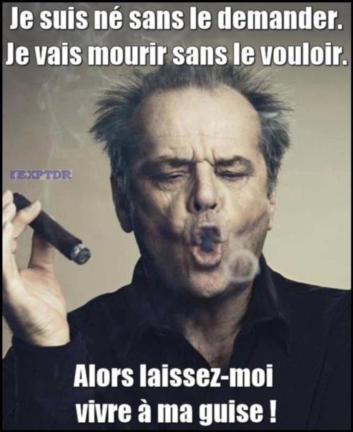 Rien Citation De Jack Nicholson Je Suis Ne Sans Le