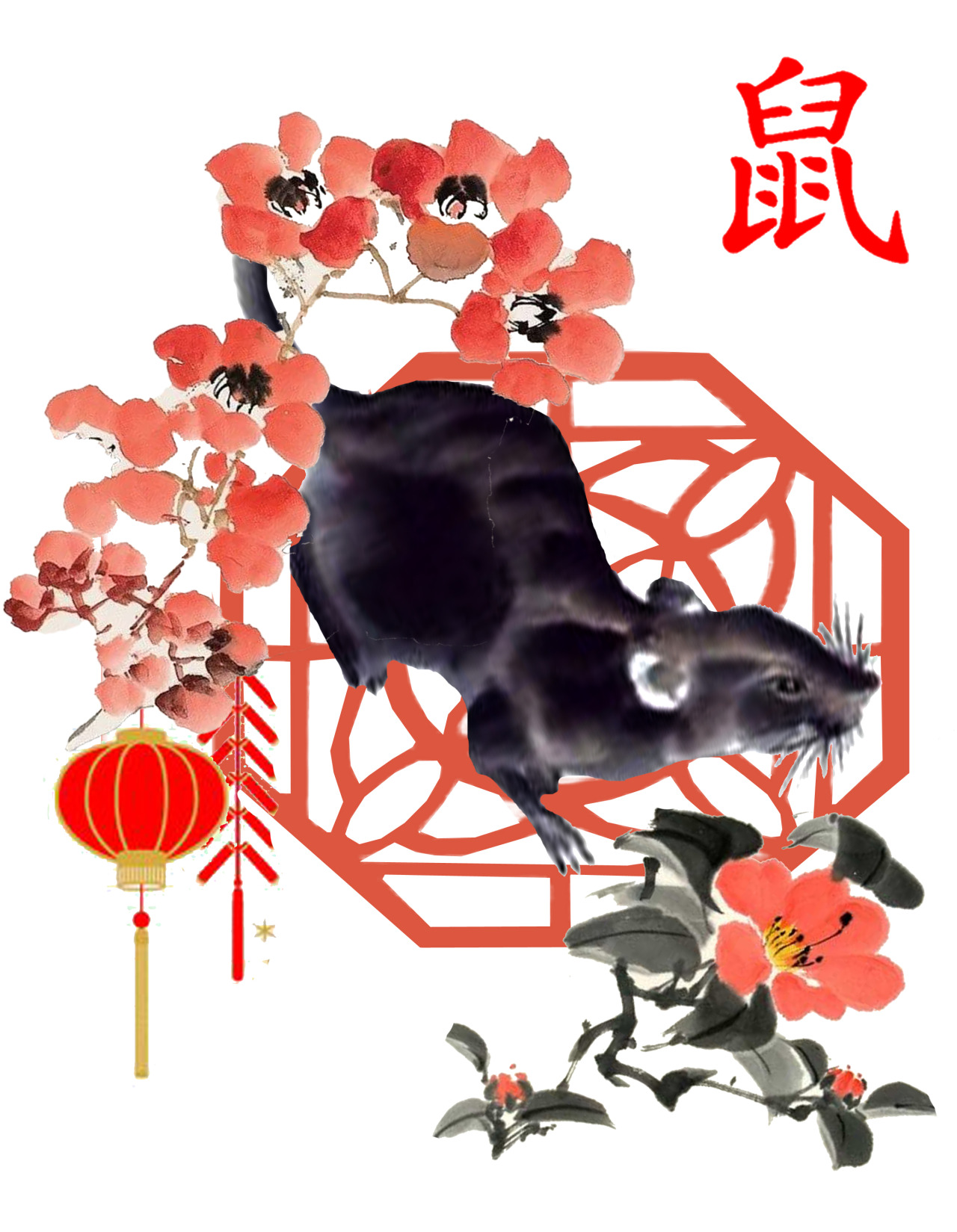Omelette Du Collage A Small Series I Ve Been Working On To Celebrate The Lunar Year Inspired