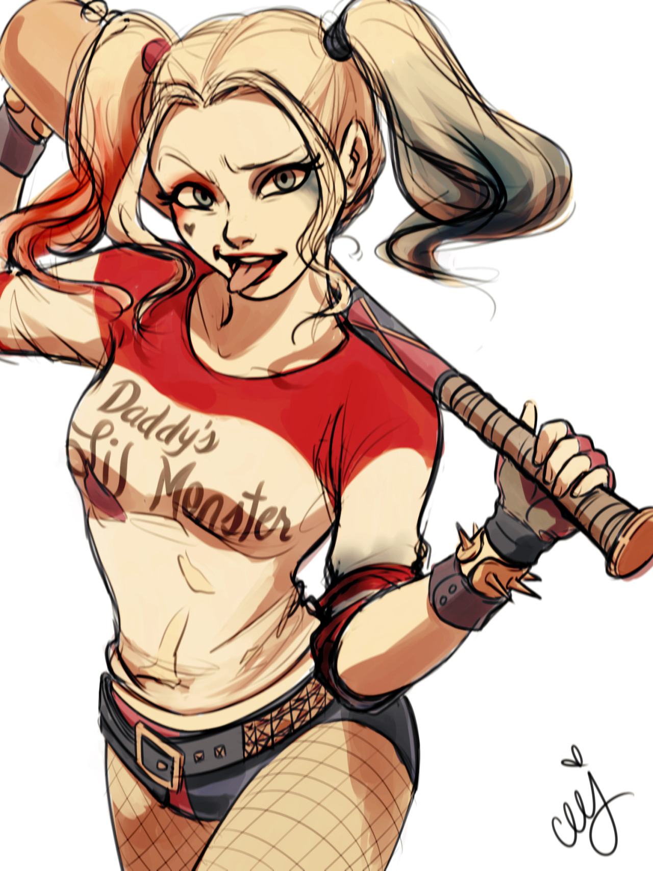 ceejles:  A very messy dood of a very mmmm—lovely lady Uw U I love her too much