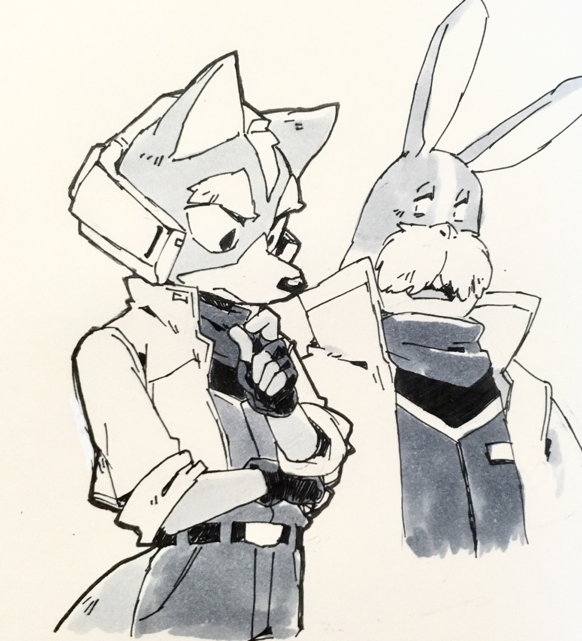 nemurism: Starfox doodles #1