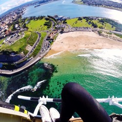 thesuncameouttoplay:  This one time I hung out of a helicopter. It was freezing cold, my hair knotted into countless dreadlocks and I couldn’t hear anything other than the helicopter.. It was awesome! Ft. Mustard stain on leg