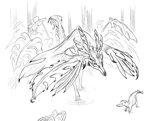 hawdy-art:monstera wings