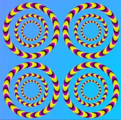 thatscienceguy:  Optical illusions, more appropriately known as visual illusions, involves visual deception. Due to the arrangement of images, effect of colors, impact of light source or other variable, a wide range of misleading visual effects can be