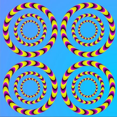 thatscienceguy:  Optical illusions, more appropriately known as visual illusions, involves visual deception. Due to the arrangement of images, effect of colors, impact of light source or other variable, a wide range of misleading visual effects can be