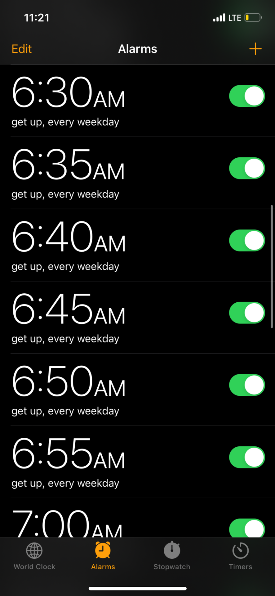Can You Tell Im Amazing At Waking Up To My Alarms