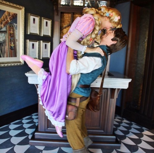 runningracingdancingchasing: Rapunzel and Eugene being SO ADORABLE I CAN’T HANDLE IT.Via Morgan Hall