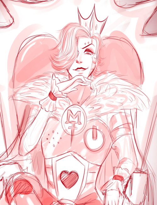 I’m coming back with a King MTT sketch !Tbh I don’t really like this end but when it comes to draw M