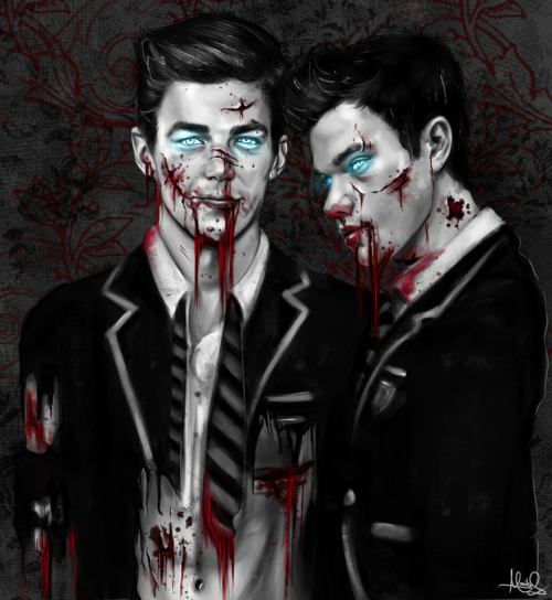 Bite Me  (print on Society6)Zombie Kurtbastian ^^ it&rsquo;s a part of bigger painting. I&rsquo;m po